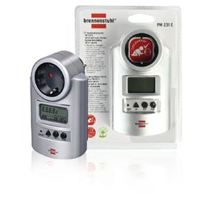 Medidor de consumo electrico de 1 a 16A Brennenstuhl