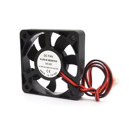 Ventilador 50x50x10 24Vdc casquillo 2 hilos con conector