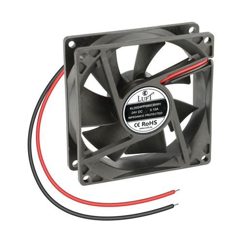 Ventilador 80x80x25 24Vdc rodamientos