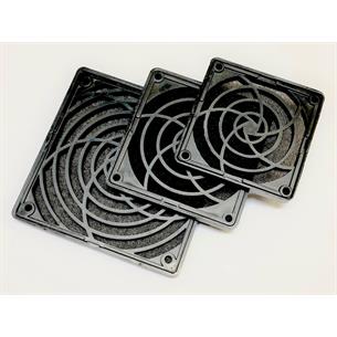 Rejilla con filtro para ventilador 120x120