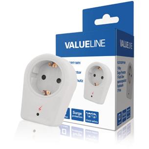 Adaptador Schuko protect. sobretensiones VLN/NEDIS