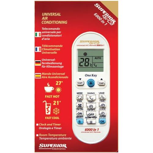 Telemando universal aire acondicionado 6000n1