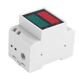 Voltimetro 80-300V + amperimetro 100A digital carril Din