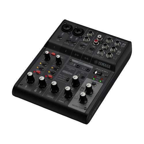 Mezclador audio 6 canales interface USB color negro AG06 MK2