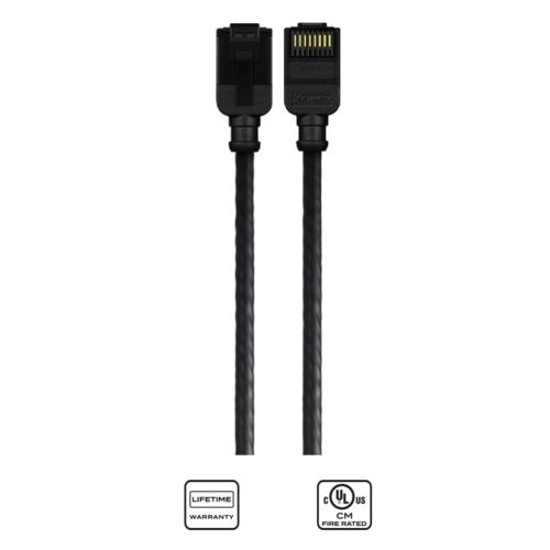 Cable CAT6 para patch AWG28 0,25m color negro K23045-0025-BK