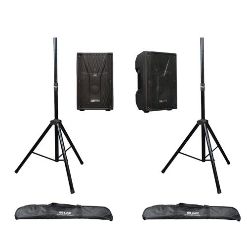 Pack altavoces activos MS28A + soporte con funda MSSSLWCmk2 PACKMARK001