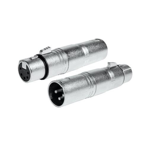 Adaptador XLR hembra 5P a XLR macho 3P EQ9082