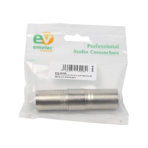 Adaptador XLR macho 3 Pins a XLR macho 3 Pins EQ9086