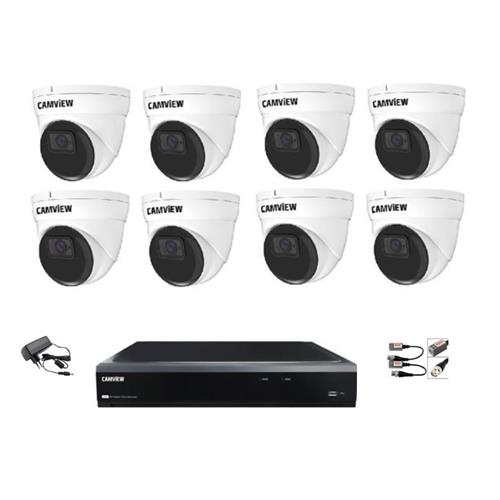 Kit grabador CCTV 8 Camaras Domo 2Mp