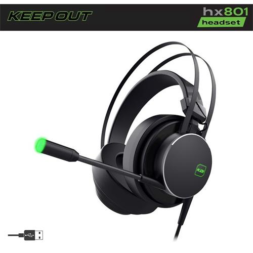 Auricular Gaming KeepOut HX801 USB 7.1