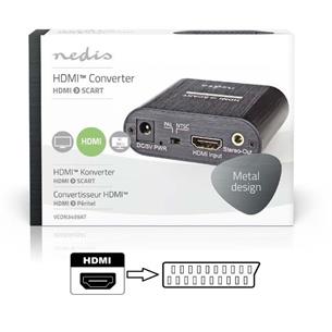 Convertidor HDMI SCART 480i 18Gbps Nedis