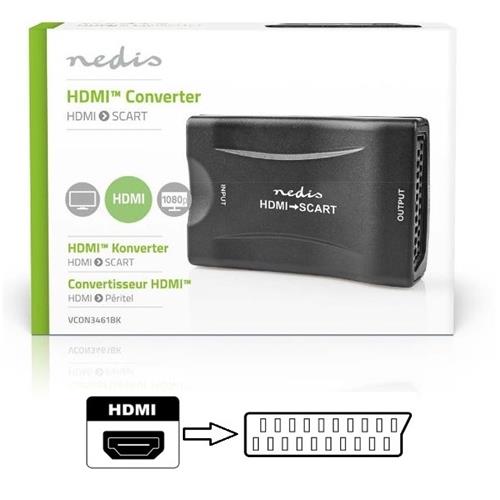 Convertidor HDMI SCART 1080 Nedis