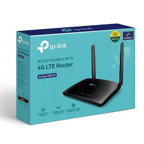 Router TP-LINK 4G MR200 ARCHER AC750 (sim)