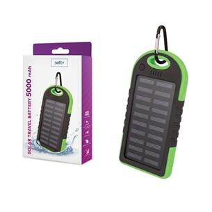 Power Bank Solar USB 5000mA Setty