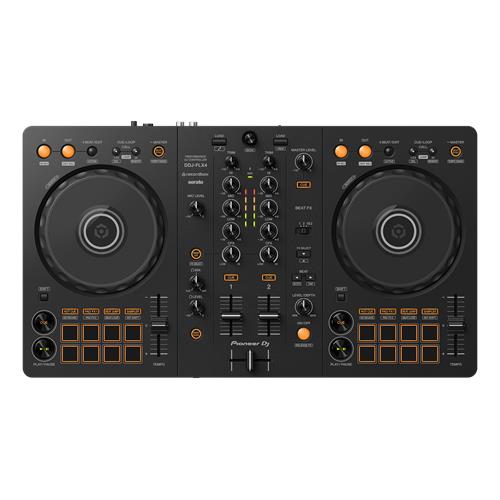 Controlador Dj de 2 canales negro DDJ-FLX4