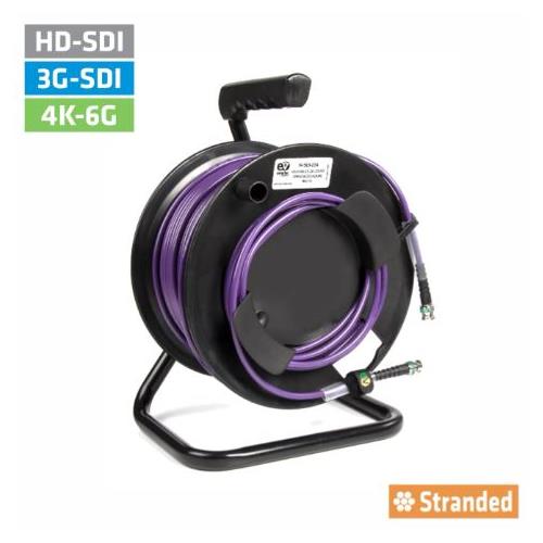 Portacables con cable de video SDI-4K-UHD Long. 50m R-SDI-234/050