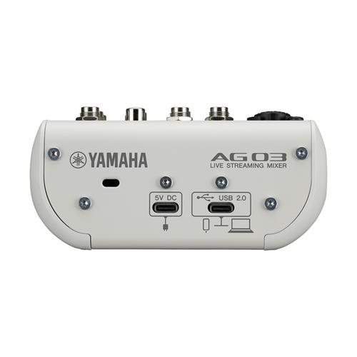 Mezclador audio 3 canales interface USB color blanco AG03 MK2 W