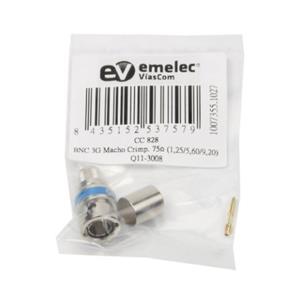 Conector BNC 75oHm HD-SDI/3G-SDI CC828 cable 011-3008 2