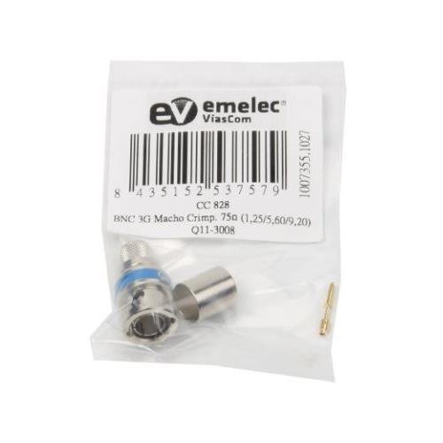 Conector BNC 75oHm HD-SDI/3G-SDI CC828 cable 011-3008