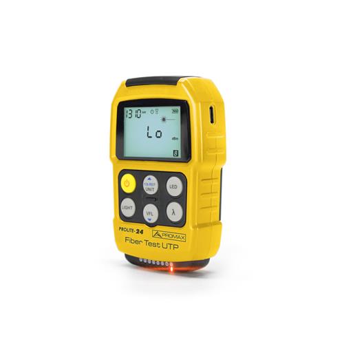 Medidor de potencia óptica PROLITE-24, VFL y tester ethernet Promax