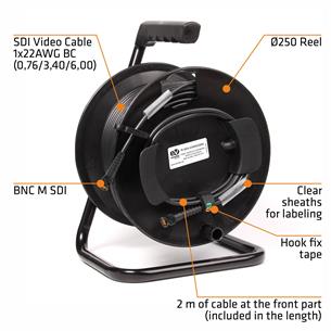 Protacables con cable SDI 3G.SDI Long. 80m R-SDI-234N/80 2