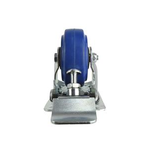 Rueda ancha azul de 80mm con freno RN1313 MKII 2