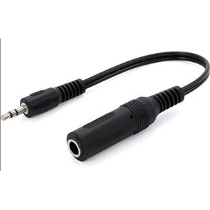 Cable adaptador Jack h. 6,3 a Jack macho 3,5mm