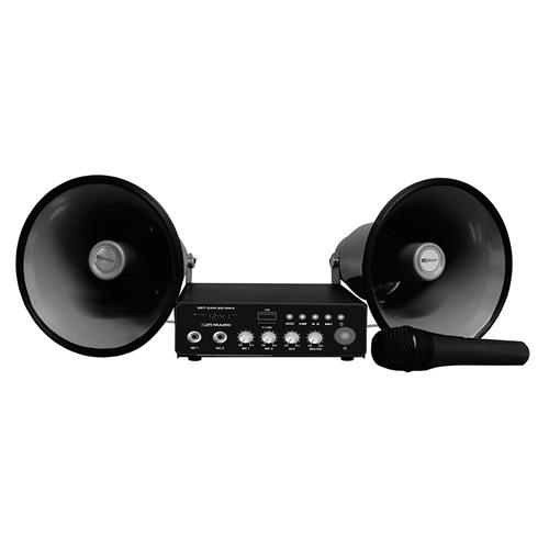 Sistema completo de megafonia SET CAR 20 MKII
