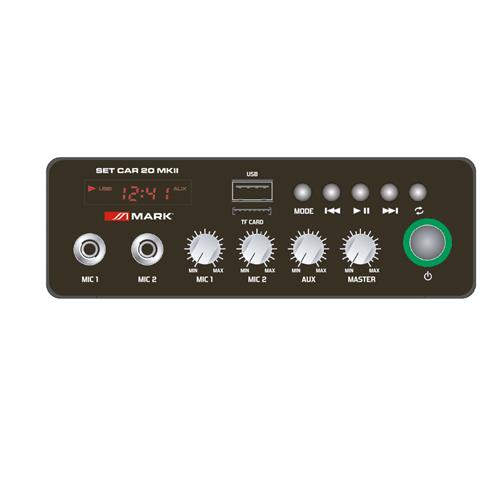 Sistema completo de megafonia SET CAR 20 MKII