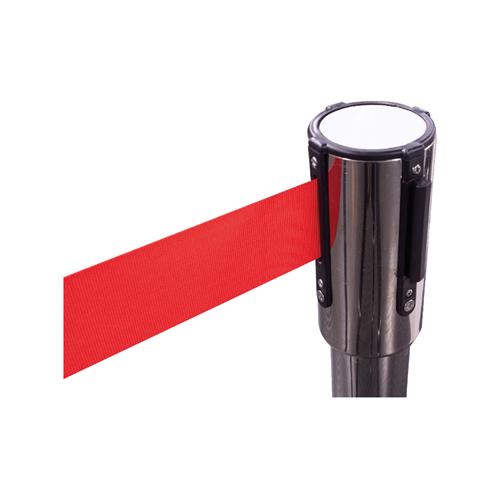 Barrera de cinta retractil acero inox cinta 3m MPS 60 S