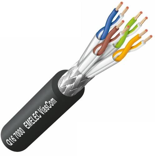 Cable S/FTP Cat.7 AudioLan 26AWG 500MHz flexible Q16 7000
