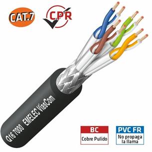 Cable S/FTP Cat.7 AudioLan 26AWG 500MHz flexible Q16 7000 2
