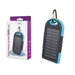 Power Bank Solar USB 5000mA Azul