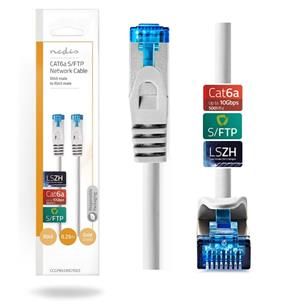 Cable latiguillo S/FTP cat.6A 0.25m LSHZ