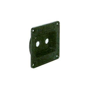Base conexion para 2 jacks plastica BS451