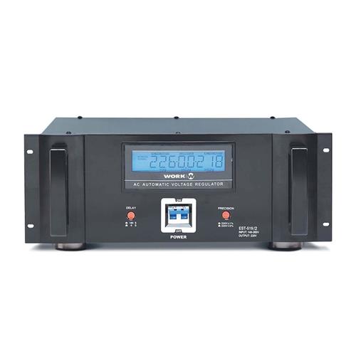 Estabilizador formato rack 19" 5000W 220VAC EST 519/2 Estabilizador formato rack 19" 5000W 220VAC EST 519/2