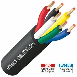 Cable manguera altavoz Extraflexible OFC 6 x 2,5mm Q15-625N 2