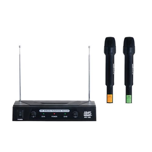 Sistema inalambrico de mano VHF bicanal MV100M