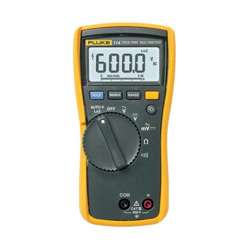 Multimetro digital 600Vac/600Vdc 10Aac/10Adc TRMS Fluke 114 Multimetro digital 600Vac/600Vdc 10Aac/10Adc TRMS Fluke 114