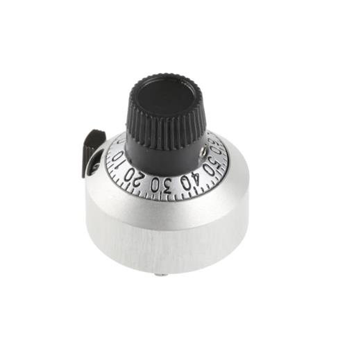 Mando de potenciometro multivuelta Vishay 18A11B010E1 Mando de potenciometro multivuelta Vishay 18A11B010E1