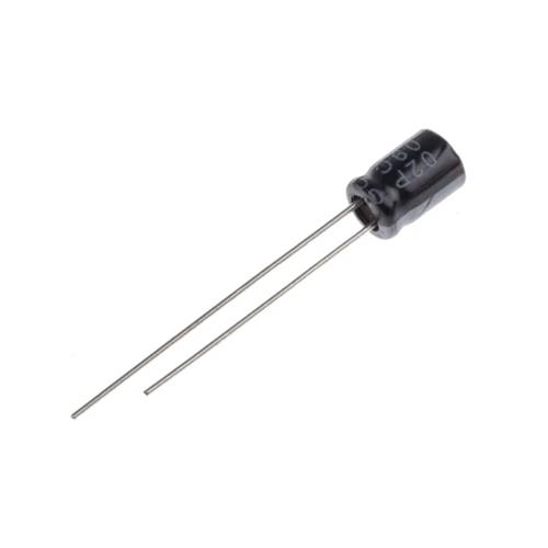 Condensador electrolitico miniatura 100uF 6,3V 105º