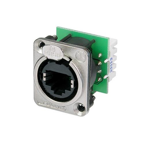 Base conector RJ45 formato "D" con terminales Krone IDC NE8FDVYK