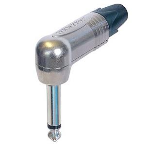 Conector Jack mono de 1/4 acodado metal NP2RX