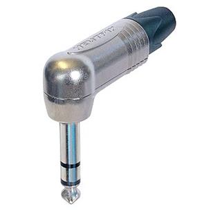 Conector Jack estereo de 1/4 acodado metal NP3RX