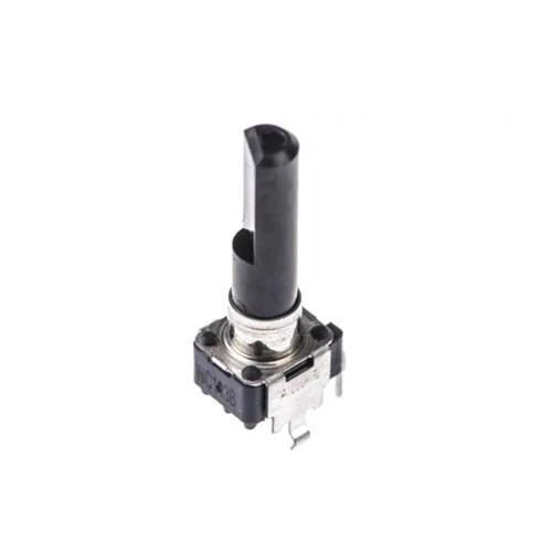 Potenciómetro de 10kO, 0.05W, serie RK09K, eje aplanado de 6mm