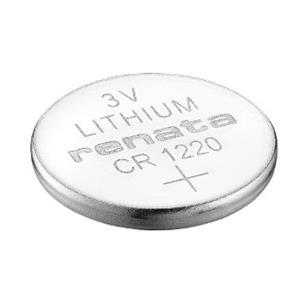 Pila boton litio 3V 35mAh CR1220 12,5x2mm