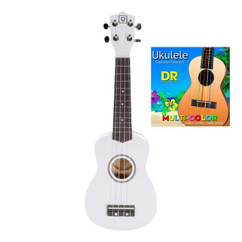 Ukelele tamaño soprano QUK-1WH