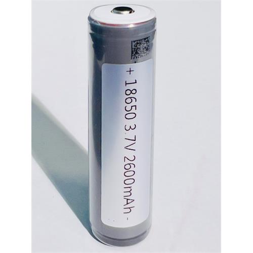 Bateria Litio recargable 3,7V 2600mAh 18650 (cp)
