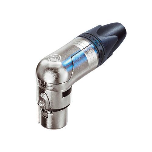 Conector XLR 3P acodado hembra NC3FRX