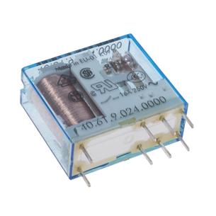 Rele mini 1 conmutado 24Vdc 16A R5